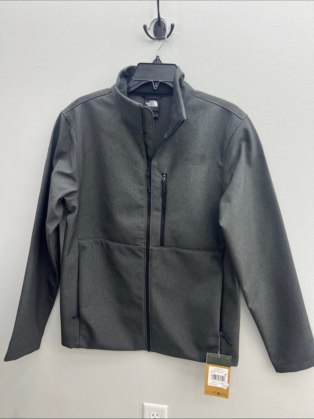 The North Face Men's Dark Gray Lightweight Softshell Jacket